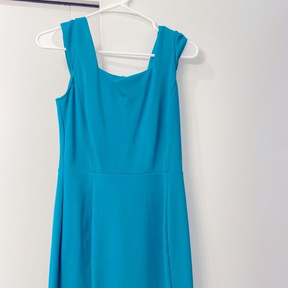 Riona Ponte Knit Dress (teal; size small) - Picture 1 of 6